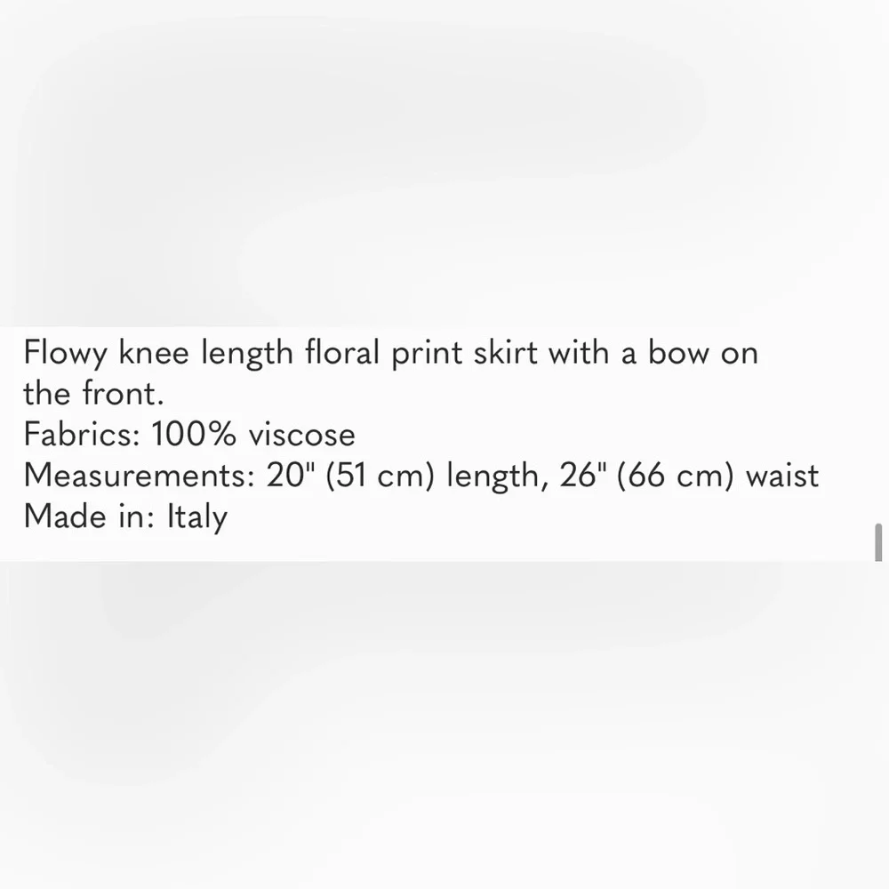 Brandy Melville Sephira Floral Skirt - Picture 5 of 5